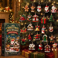 Calendrier de l'Avent briques — 24 mini-ornements de Noël à construire